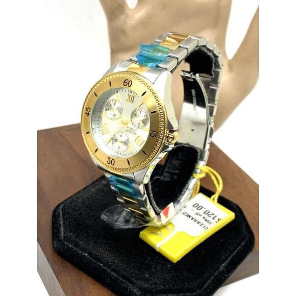 Invicta Women's Watch 21685 Angel Quartz Silver Dial Two Tone Stainless … - Picture 2 of 15